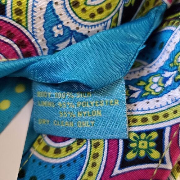 Vera Bradley Zoe Silk Paisley Shoulder Bag & Wristlet - Picture 7 of 13